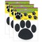 Teacher Created Resources Black Paw Prints Accents, 30 Pieces, PK3 TCR4277 - alternate 1
